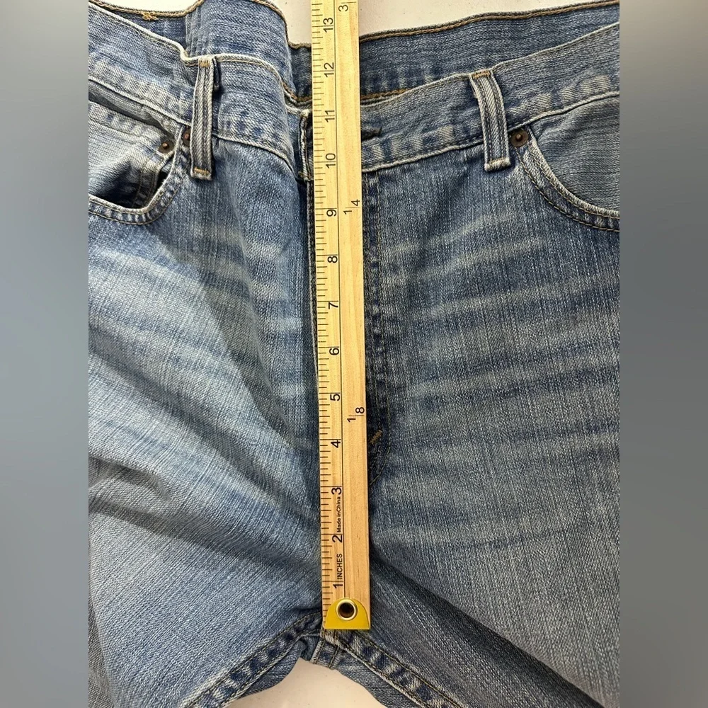 Levis Mens 569 Blue Denim Straight Leg Jeans Size 36x30